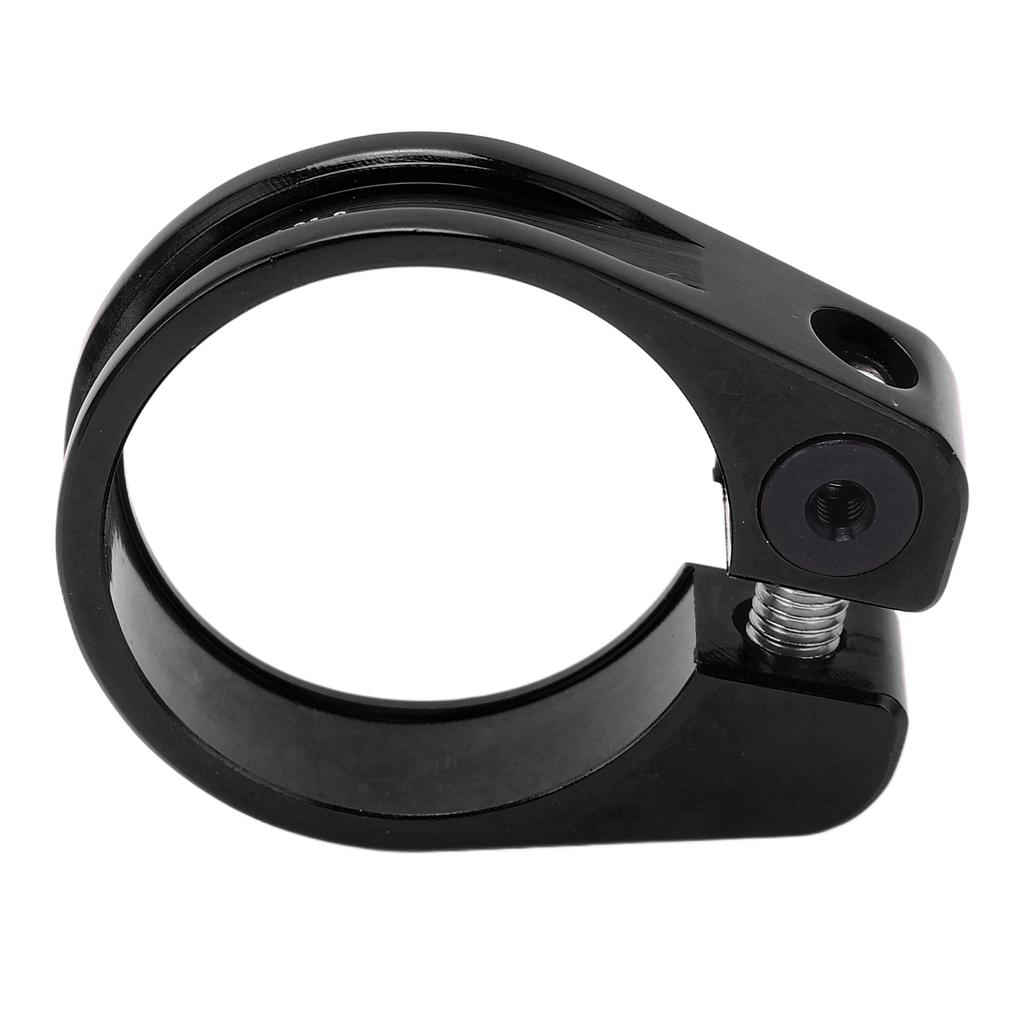 Bike Seat Post Clamp 31.8mm Aluminium Alloy CNC Cutting Ergonomic Hollow Design Seatpost Clamp
