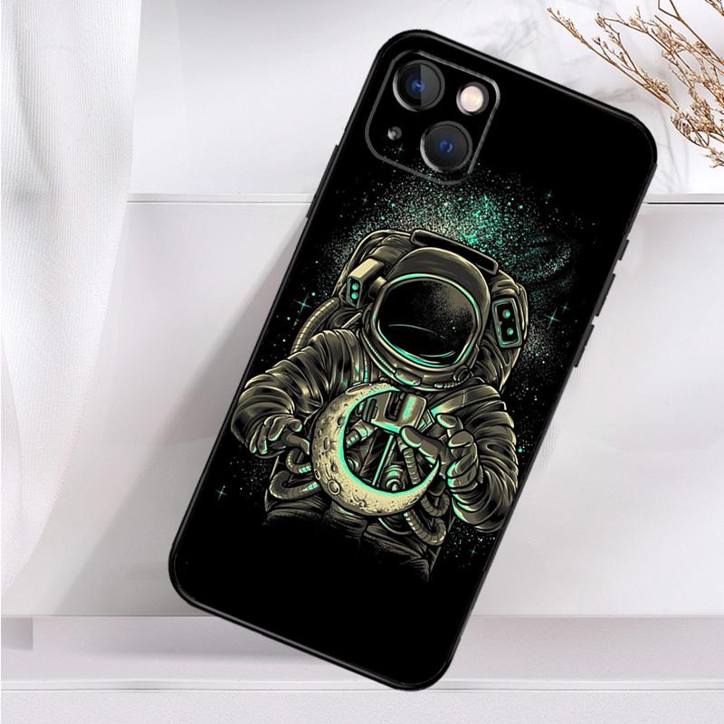 Astronaut Star Space Shockproof Case For iPhone 17 15 16 Pro Max 11 14 Plus 12 13 Mini 16e 17 Air Phone Cover