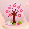 Vibrant Colors Felt Tree Kit Non-Woven Fabric Kids Puzzle Toy DIY Craft Kit  Kindergarten Education