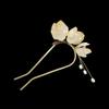 1PC Handmade Flower Hairpin, U-shaped Hairstyle Accessories, Hairpin Headdress, Hairpin Antique Style, Suitable for Bun Extension and Production