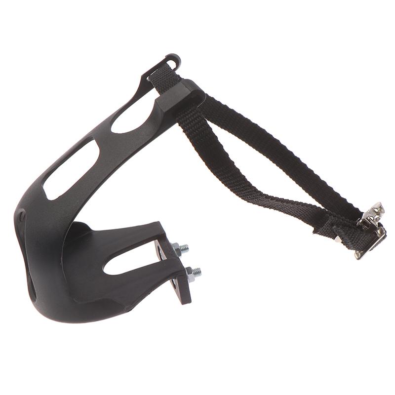 Schwarze Zehenclips Fahrradpedalriemen Sport Fitnessgeräte Zubehör