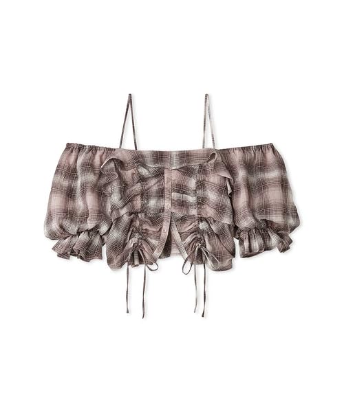 

Snidel Cropped Varie Blouse SWFB251169 PNK Women s розовый