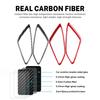 Real Carbon Fiber For Mazda 3 Axela 2014 2015 2016 2017 2018 LHD RHD Car Dashboard Both Side Air Outlet Accessories Sticker gbmqn50