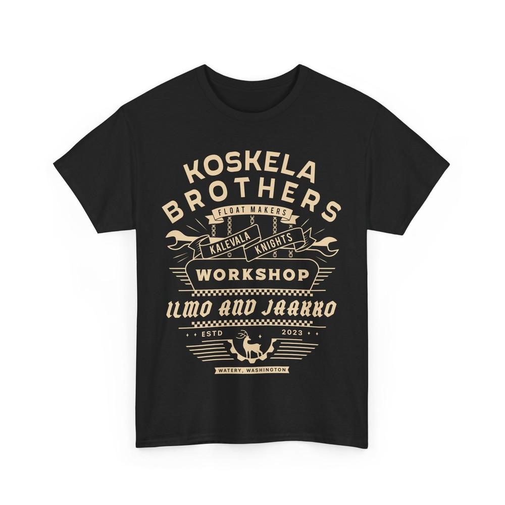 

Koskela Brothers Workshop Unisex T-Shirt. Alan Wake 2 Video Game. Cauldron Lake. 4XL