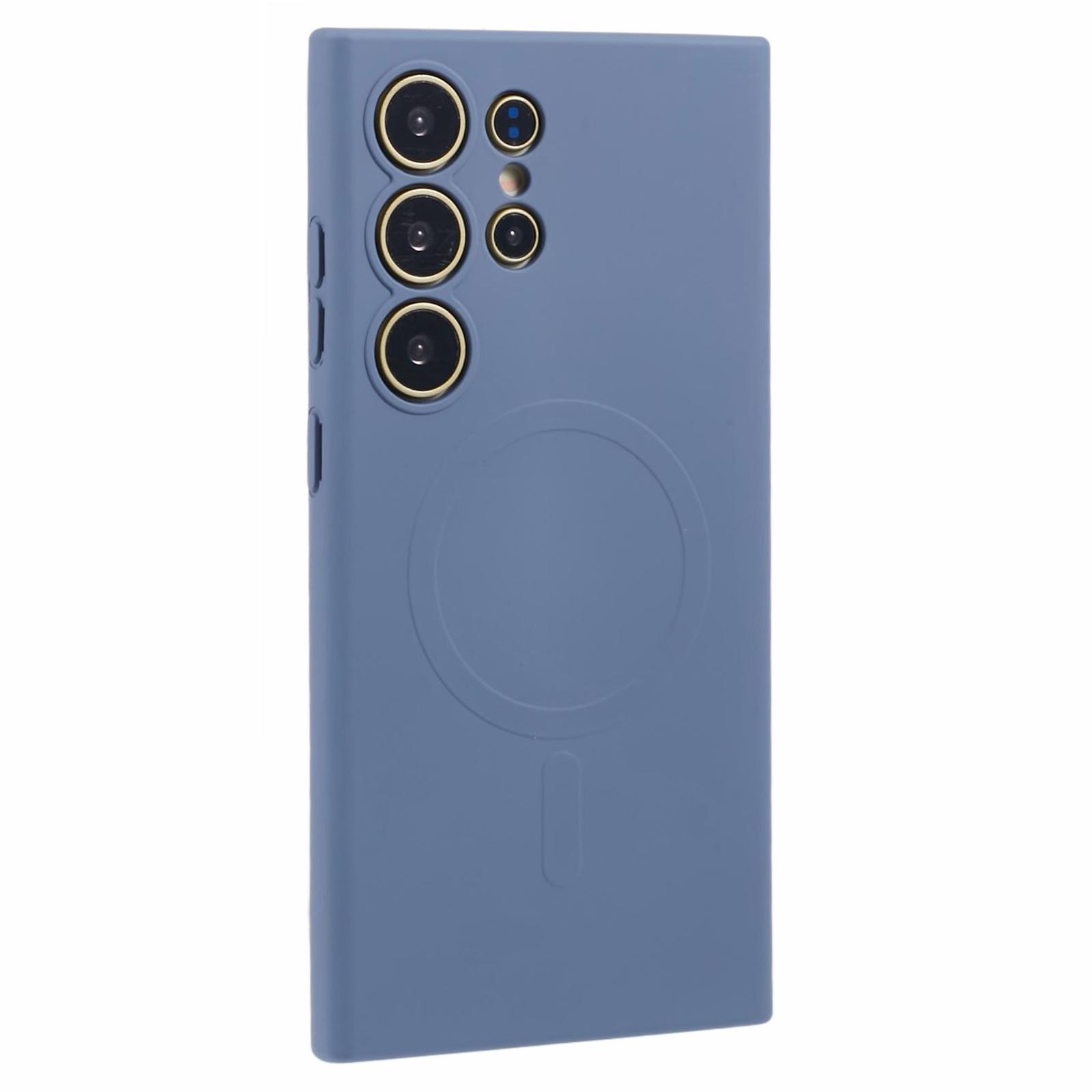 

For Samsung Galaxy S24 Ultra Case Shockproof TPU Phone Cover Compatible with MagSafe Lavender Grey