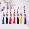Chinese Knot Lion Dance Car Pendant - Interior Ornament & Safety Charm with Tassel