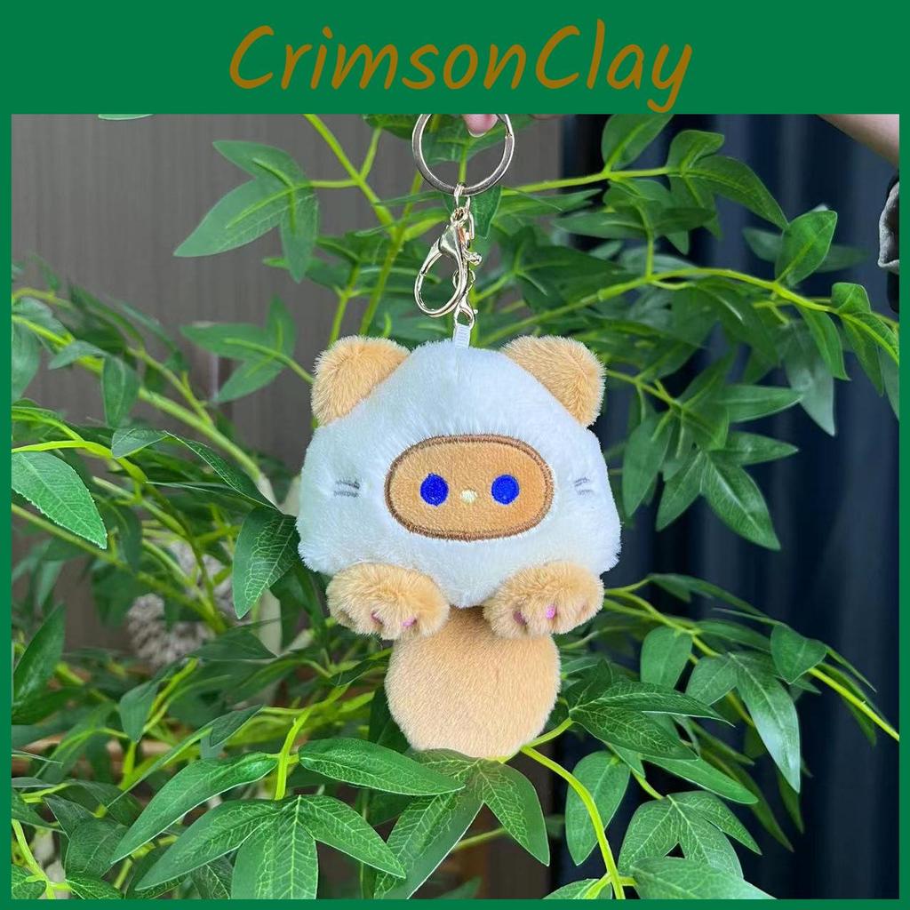 Cute Super Cat Plush Charm With Squeaky Noise Ideal For Bags And Key Accessories