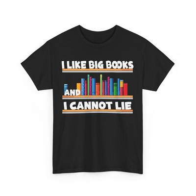 Boeken Lezer T-shirt, Bibliotheek Ik Hou van Grote Boeken Lezer Boekenliefhebbers T-shirt