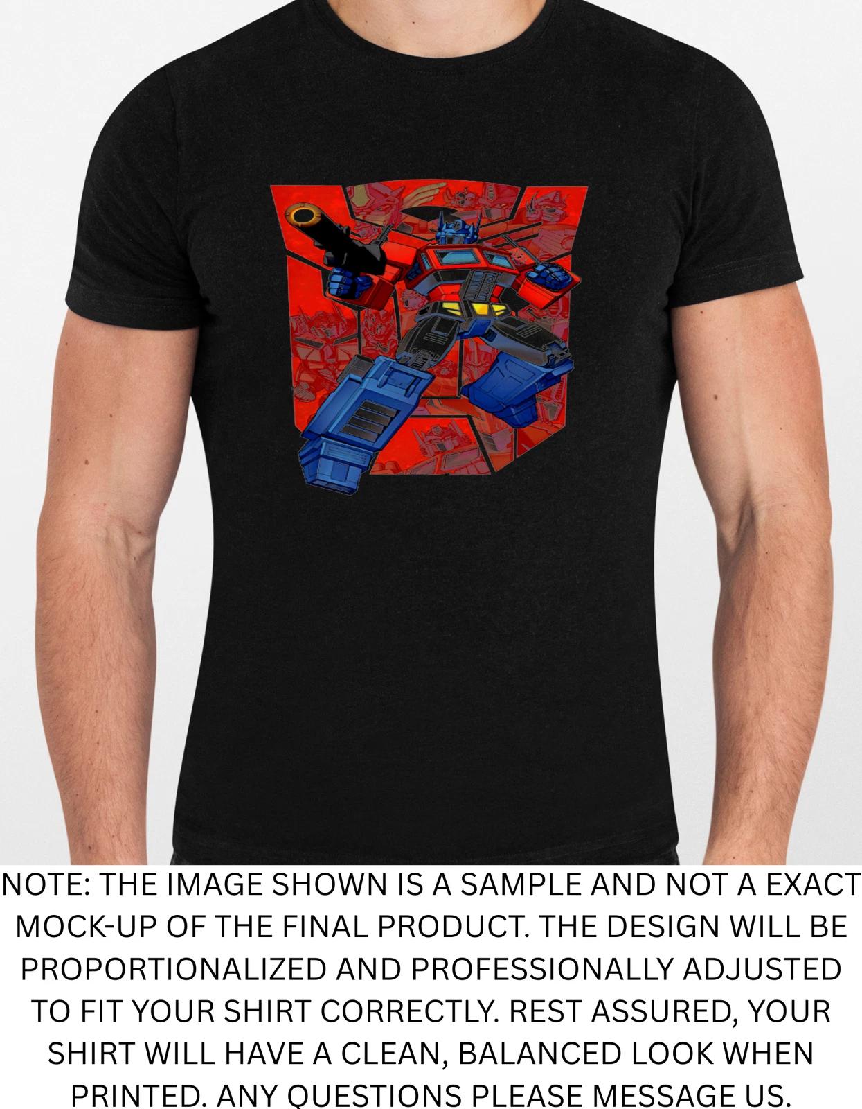 Men s and Women s T-shirts Transformers Optimus Prime Action Artwork Graphic XXXL