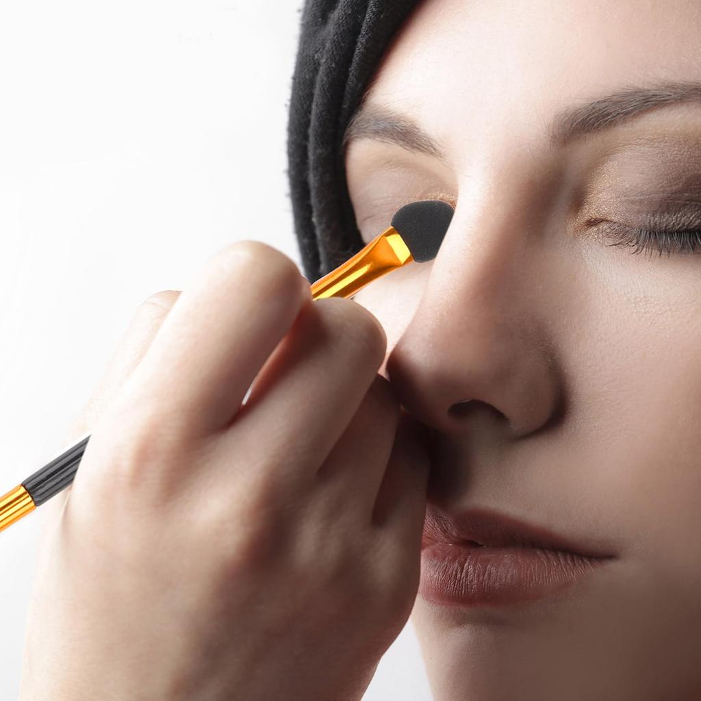 Eyeshadow brush makeup tip 30 pieces Eyeshadow tip Sponge tip type Eyeshadow sponge Makeup brush Makeup brush Portable 30 pieces Double-headed