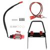 Front Bumper with Winch Upgrade Parts Accessory Fit for SCX10 1:10 RC Crawler Climbing Car