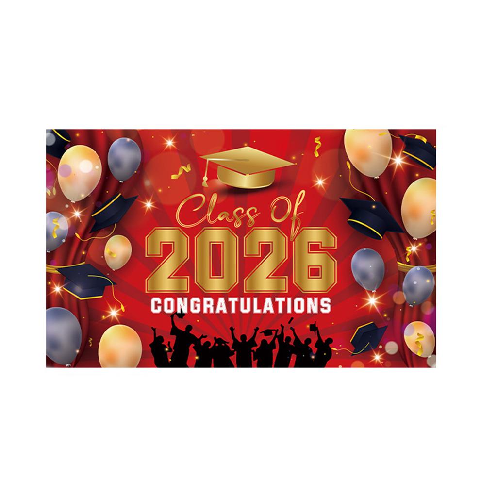 Graduation , Campus Graduation Decorations, Party Banners, Courtyard Ornaments, Background Fabric, Indoor Dining Event