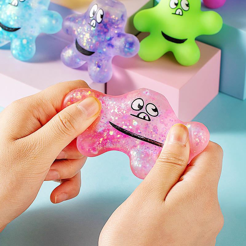 Multi-Colors Cute Starfish Antistress  Squishy Toys Stress Relief Balls Anxiety Release Sensory Fidget Toys For Office Classroom