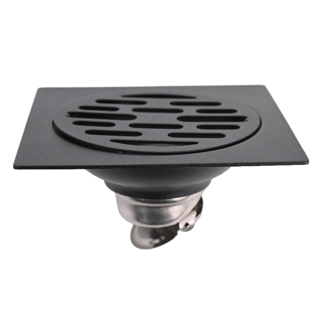 Shower Floor Drain Backflow Preventer For Bathrooms Kitchens Stainless Steel Odor-Control Self-sealing Watercloset Drain Value