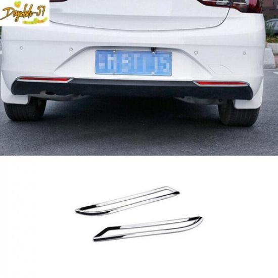 Car Rear Fog Light Lamp Frame Decor Frame Trim Chrome For Buick Regal 2017-
