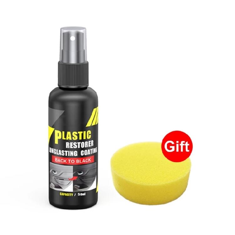 

Permanent Plastic Restorer Ceramic Coated Formula Prevents Fading On Rubber Leather Surfaces for Vehicle Exteriors
