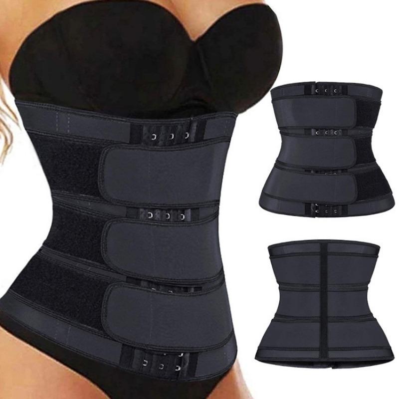 Sweat Belly Belt Zipper Belt Breasted Women's Waist Corset Tight Belly Belt Sports Corset Shapewear