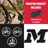 Master Lock Sold Secure Bike D Lock with Chain, Key, 220 x 75 mm