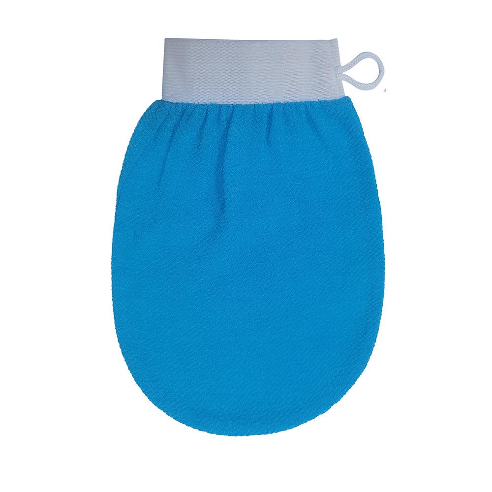 Multicolor Exfoliating Washcloth & Glove Set: Double-Sided, Single Layer, Massage & Back Scrubber.