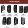 Volkswagen Car Key Cover for Sagitar, Bora, Lavida, T-Roc, Tiguan L, Golf 8, Tayron, POLO with Women's Bag Buckle