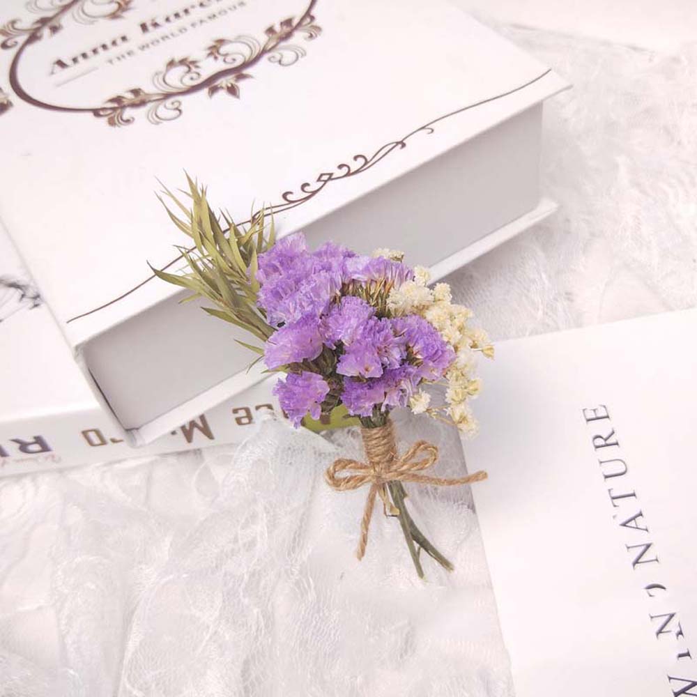 Decoração Casamento Real Natural Decoração de Casa Buquê de Flores Artificiais Flor Seca Flores Falsas