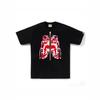 Heavyweight 260g Cotton Graphic Tee Men - Oversized Streetwear T-Shirt With Cartoon Ape Head Print Casual Wear