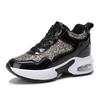 Women’s Platform Sneakers Casual Black Gold Silver Height Increase Girls Sneakers Plus Size Women’s Elevator Sport Shoes