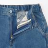 MUJI Men's Wide-leg Kapok-Blend Denim Pants (AE0Y7A4A), Blue, Size XL