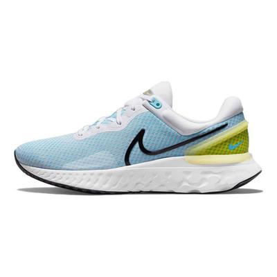 React Miler 3 White Chlorine Vivid Sulfur Sneakers DD0490-100