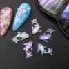 30/50/100ks Delfín Medúza Ozdoby na nehty Žralok Hvězdice Série Mořští živočichové Přívěsky na nehty DIY Nehtové doplňky