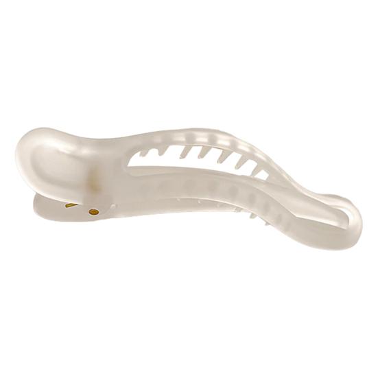 Hair Clips Apricot Flat Duck Bite Pin Rust-Resistant Reusable Large Side-Smooth Flat Clip Hair Accessories