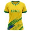 Damen Kurzarm Fußballtrikot 2026 Weltmeisterschaft Inspiriertes Design Leicht Atmungsaktiv Sportliches Shirt für Training und Freizeit