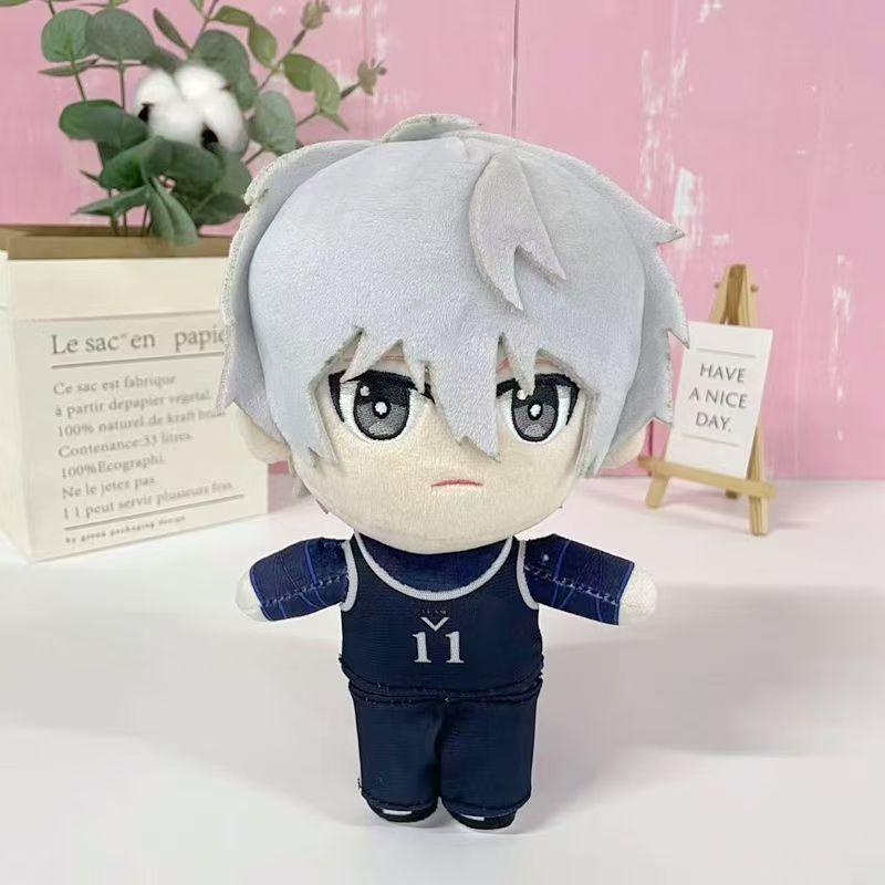 Anime Blue Lock Figuren 20cm Bachira Meguru Tsugumi Seishiro Mikagami Rei Puppe Spielzeug Kinder Kissen Sofa Dekoration Geschenk