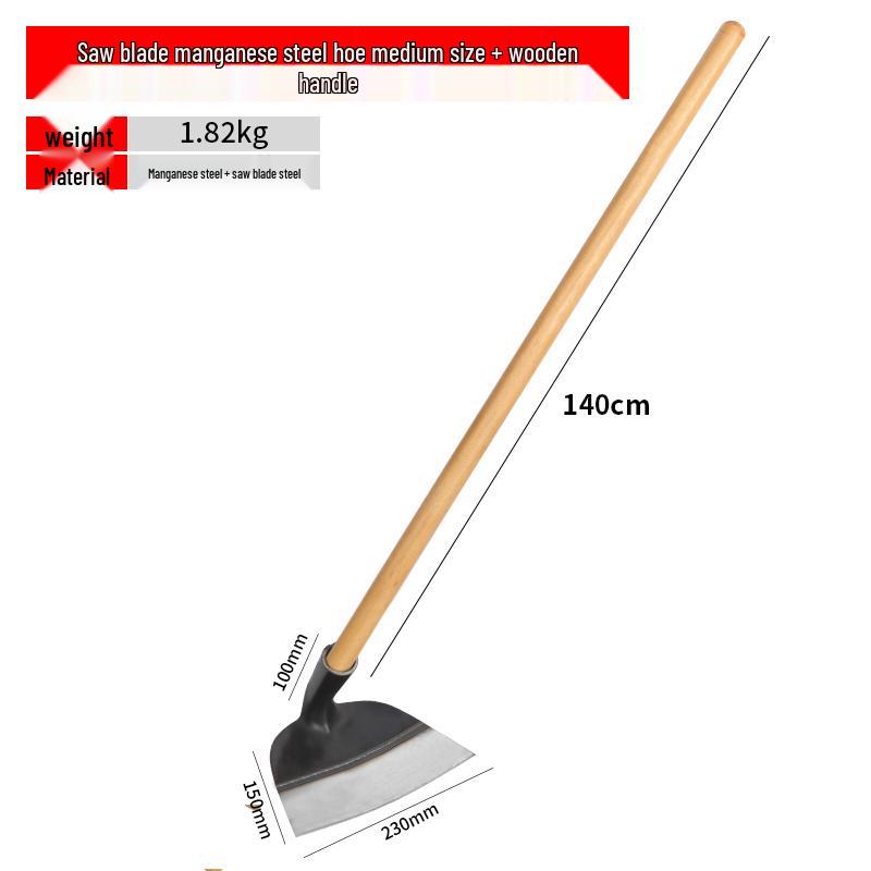Vegetable Planting Hoe: Versatile Household Tool for Weeding & Digging, Made from Thickened Manganese Steel