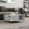 Vidaxl Couchtisch, Beton Grau, 80X80X36,5 Cm