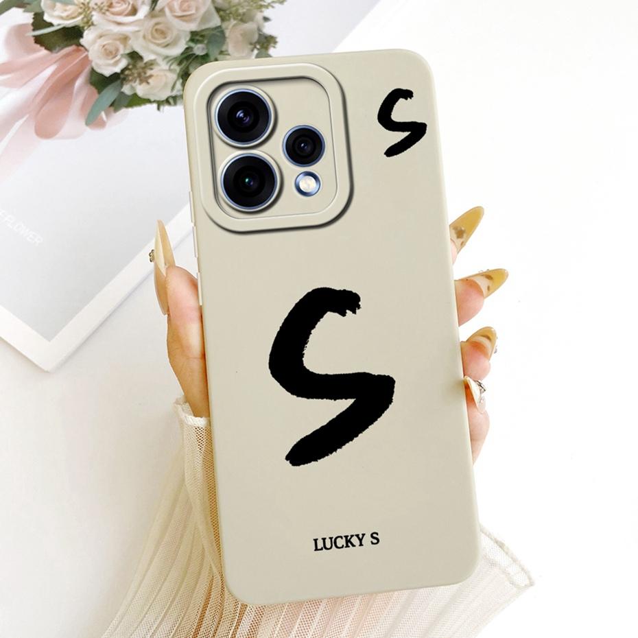 New Fashion Letter Phone Case For OPPO Reno15 5G (CPH2825) Soft Silicone Cases For Oppo Reno 15C Reno15 Shockproof Cover Bumpers