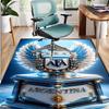 Football team City FC Pattern Rug, Indoor/Outdoor Mat, for Picnic, Gameroom, Bedroom, Office, Living Room, Home Decor Carpet, Birthday Gift