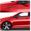 2 szt. 3D ABS Dekoracja błotnika wylotu powietrza Logo Emblemat Ostrze C200 C300 E300 E400 W213 Naklejka boczna samochodu - Trwały materiał ABS, Miłośnicy samochodów