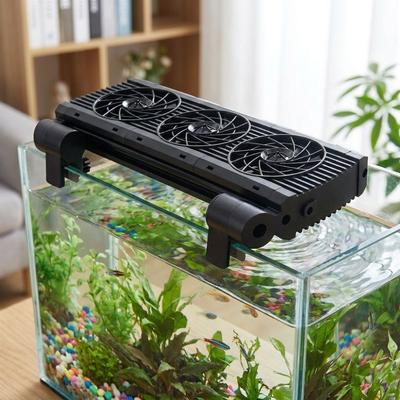 1/2/3/4/5/6 Head Aquarium Cooling Fan Variable Speed Aquarium External Fan Aquarium Farming