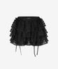 Limekeu Angel Lace Tutu Mini Skirt Pants Black