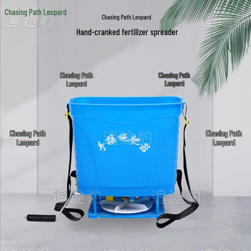 25L Handheld Snow Melting Salt and Fertilizer Spreader
