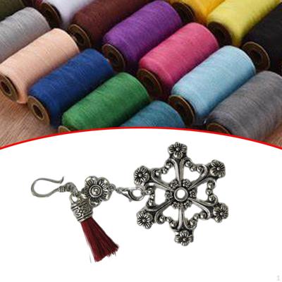 Metal Sewing Thread Winding Plate Board Cross Stitch Embroidery Floss Craft Bobbins Organizer