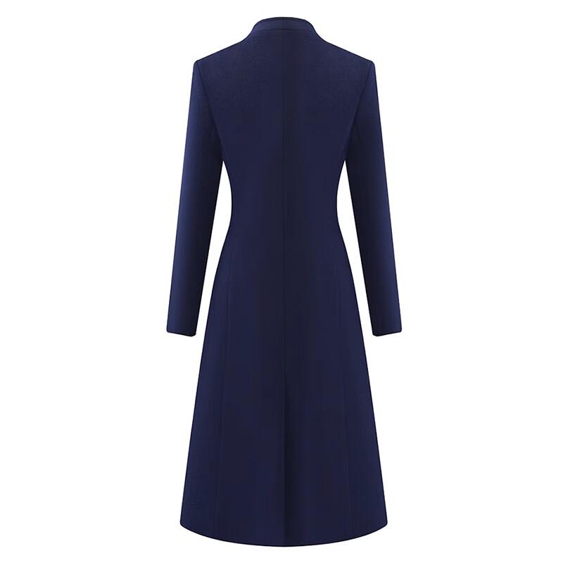 Trolomann Chinese Style Wool Blend Uniform Coat