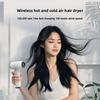 Household Small Thermostatic Hair Dryer, Portable Hair Dryer for Outdoor Travel, Strong Silent Wireless Hair Dryer