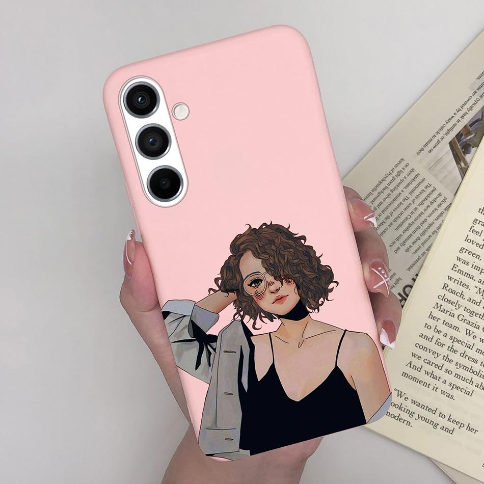 Für Samsung A54 5G Hülle Niedliche Weiche Silikon TPU Rückseite Für Samsung GalaxyA54 A 54 Handyhülle auf SamsungA54 Coque Bumper Funda