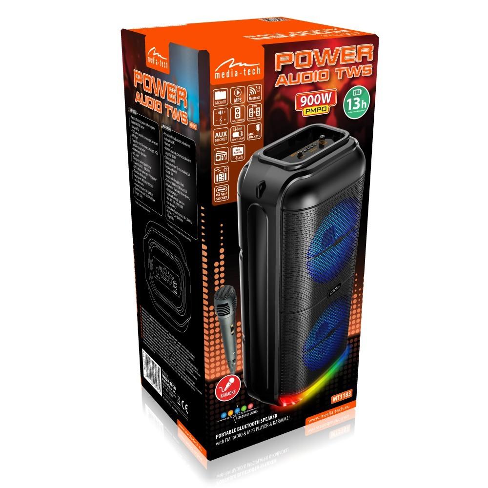 PORTABLE BT SPEAKER POWER AUDIO MT3183