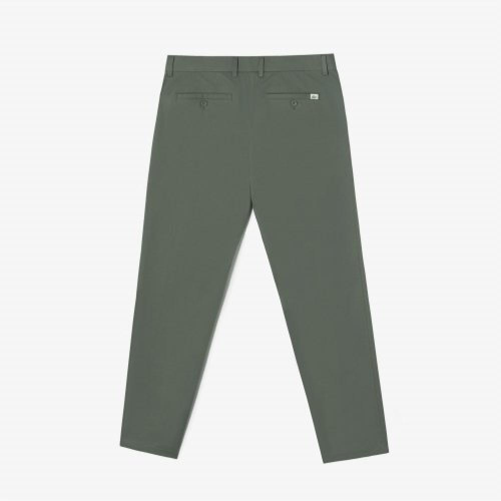 LACOSTE Men s Basic Tapered Chino Pants [Khaki]