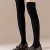 Solid Color Over Knee High-Socks Warm Comfortable Highly Tube Socks for Daily Wear Party Cosplay