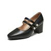 TATA/He She 2025 Spring Women's French Style Mary Jane Shoes