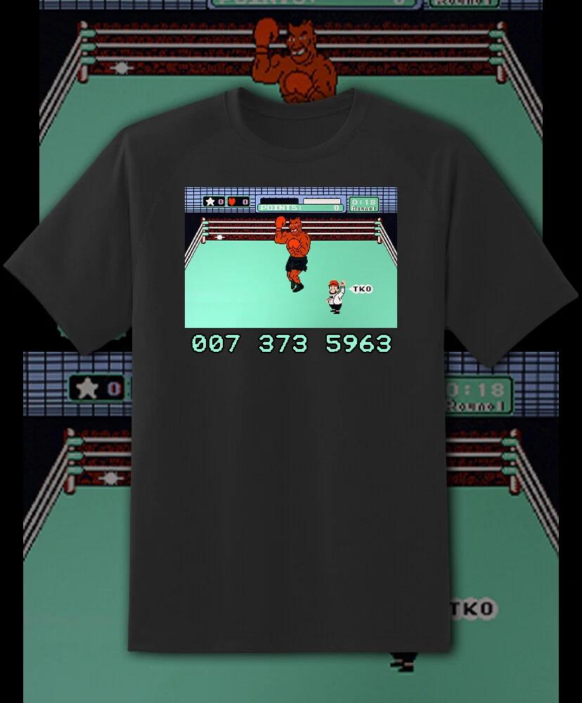 Men s and Women s T-shirts Mike Tyson Punch Out Game Code shirt XXXXL